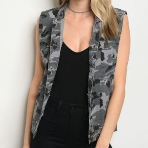 Camo Jean Vest